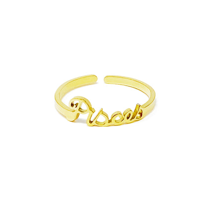 AstroLuxe Zodiac Ring