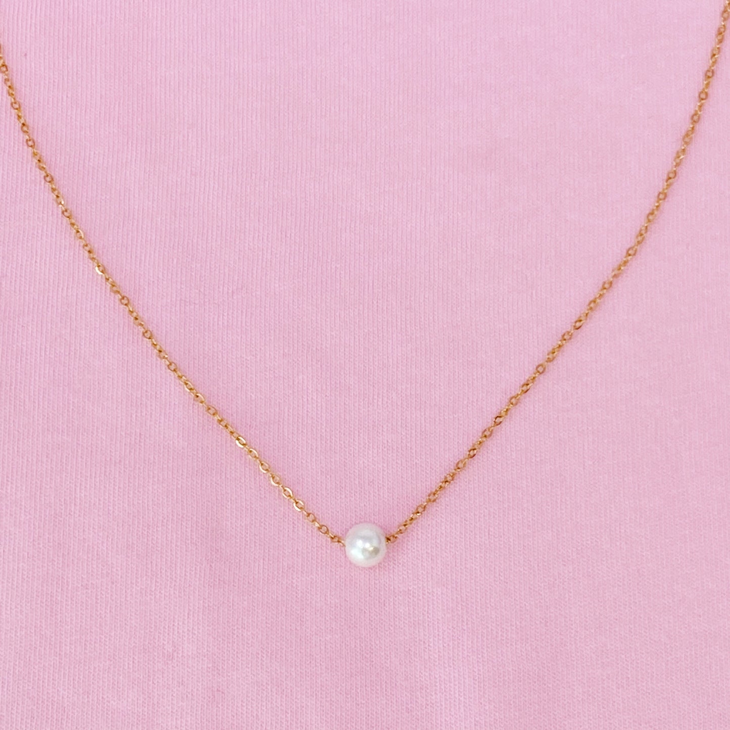 Pure Drop Pearl Necklace